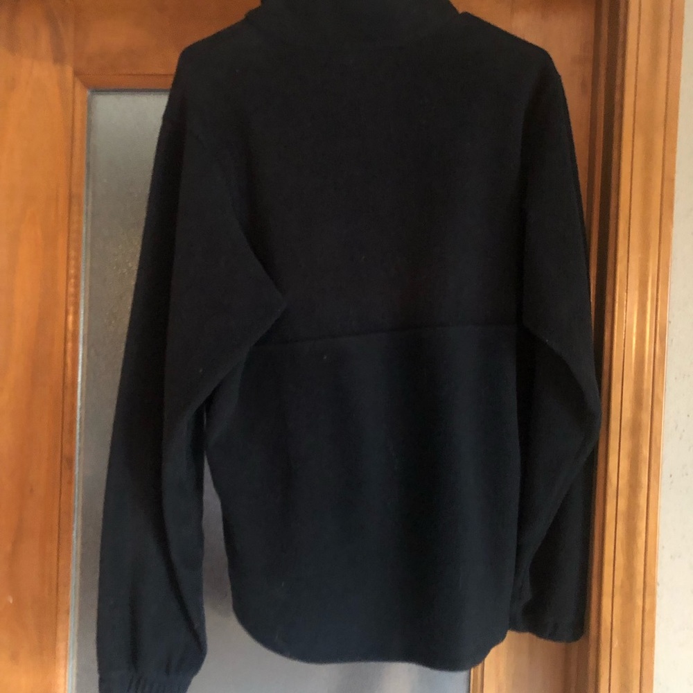 Columbia 3/4 Zip Black Fleece Jacket - Picture 2 of 3